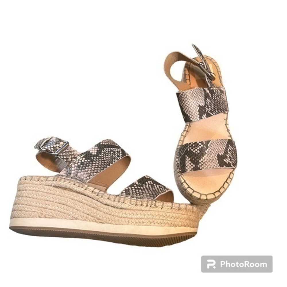 Dolce Vita platform crocodile patterned heels